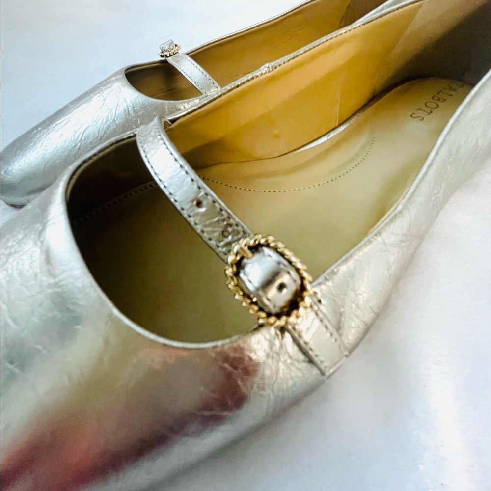 Talbots Elegant Gold Mary Jane Women's Flats